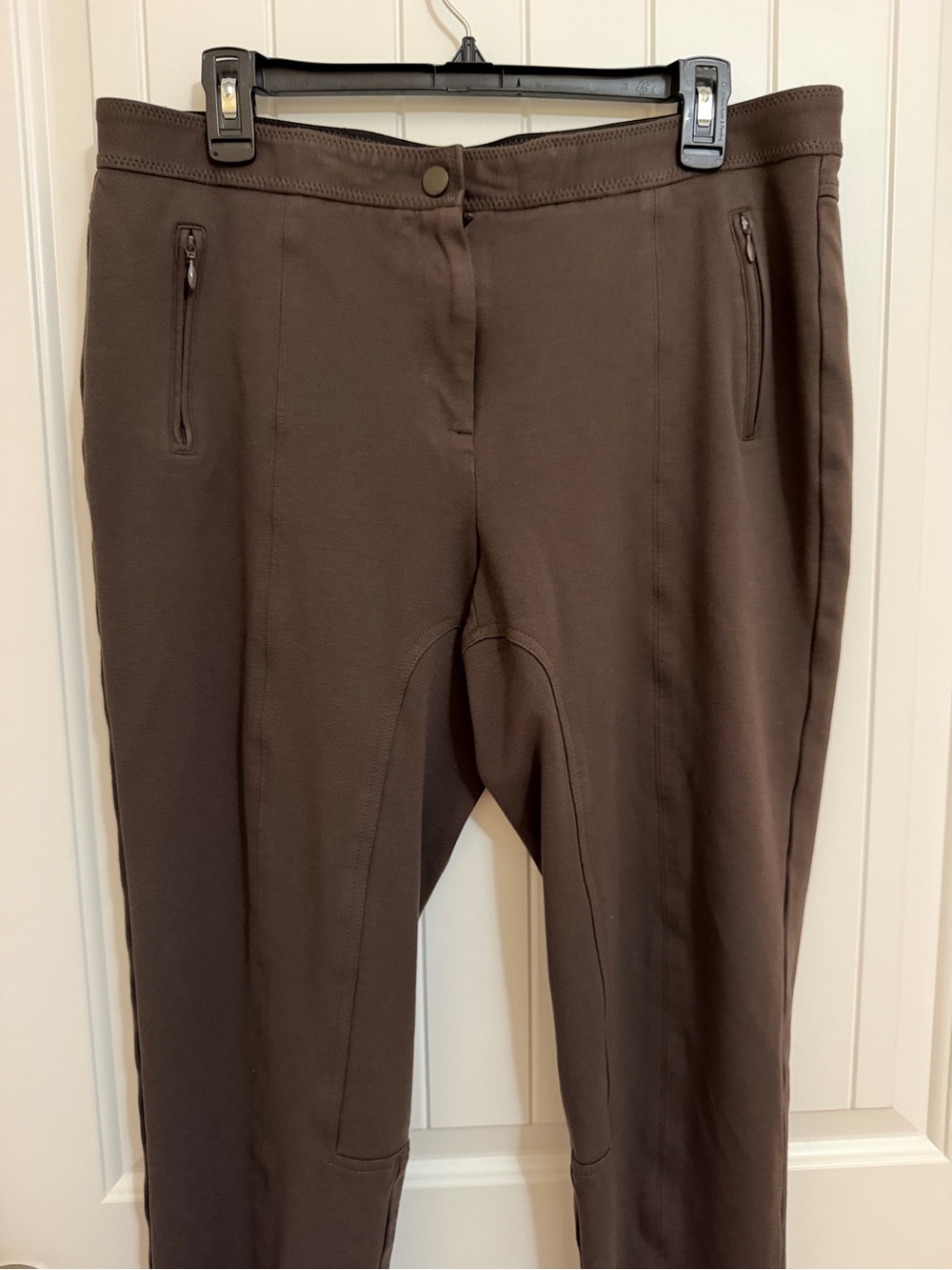 Chico's Brown Stretch Button Up Pants Sz 2.5 - Picture 4 of 13